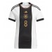 Deutschland Leon Goretzka #8 Fußballbekleidung Heimtrikot Damen WM 2022 Kurzarm